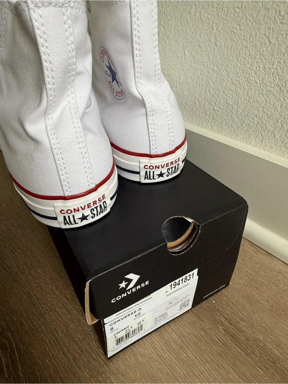 NIB Converse All Star Chuck Taylor Optical White  High Top Sneakers Womens Men’s